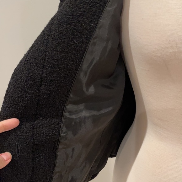 ISAAC MIZRAHI | BOUCEL BLACK COAT - Picture 9 of 9